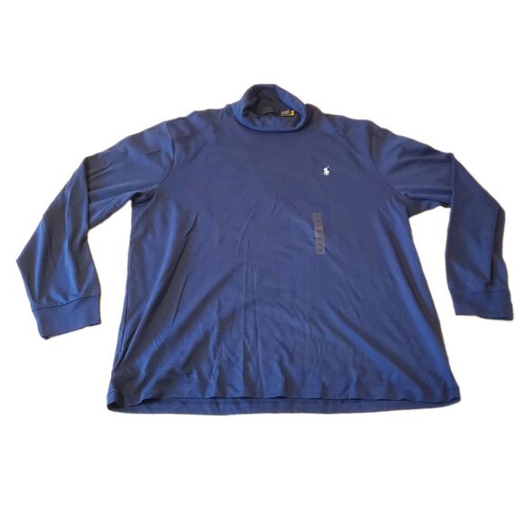 Polo by Ralph Lauren Other - Polo Ralph Lauren Men's Navy Soft Cotton Turtleneck Long Sleeve Shirt Size XXL